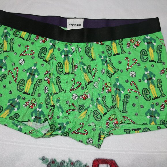 Meundies Christmas Elf large Trunks NEW Limited Quantity! - Picture 1 of 3